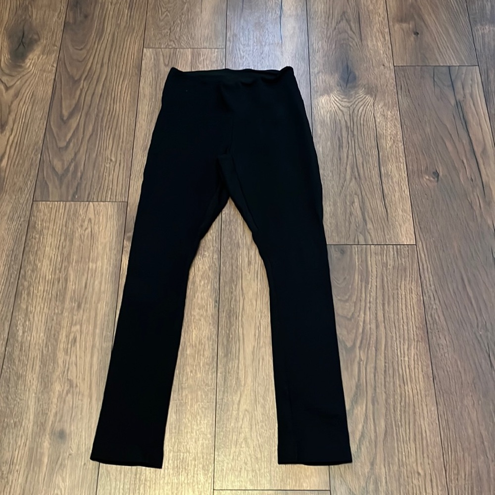 White House Black Market thick black legging XS